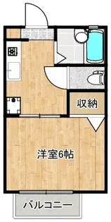 サニーサイドU【1階】の間取り