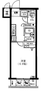 メインステージ日本橋小伝馬町【6階】の間取り