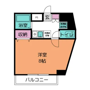 ラフィーネ日比野【3階】の間取り
