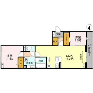 (仮称)戸塚東2丁目PJ A【2階】の間取り