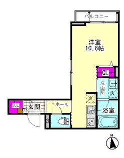M Style 羽田【2階】の間取り