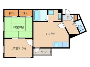 ランチョス覚王山【3階】の間取り