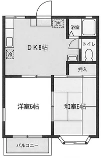 ビューハイムかしわ台III【2階】の間取り