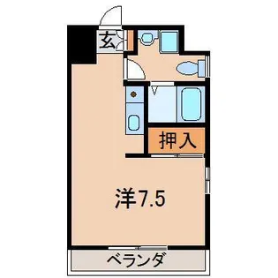 コーポ・サークル1【2階】の間取り