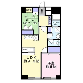 ゾンネンハイム葛西【10階】の間取り