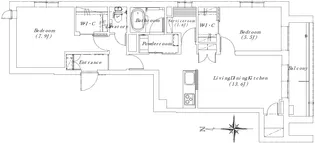 パークサイドヒルズ【3階】の間取り