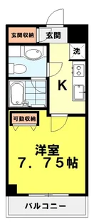 クラインベルク中目黒【3階】の間取り