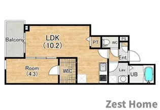 (仮称)ジーメゾン立花フロスト【1階】の間取り