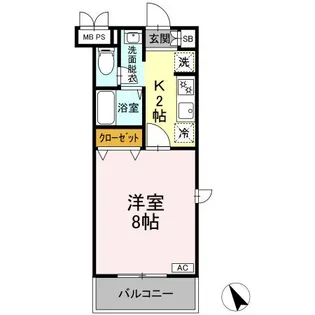 ルコルテパルク【3階】の間取り