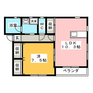 BBハイツ【2階】の間取り