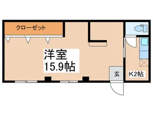 野々上マンション【1階】の間取り