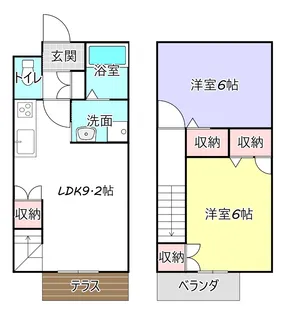 グランパ I棟の間取り