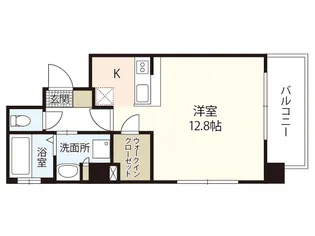 ぽぽろ比治山【4階】の間取り
