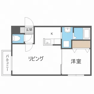 CREA NORTH15A【4階】の間取り