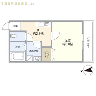 BATES西鶴崎【2階】の間取り