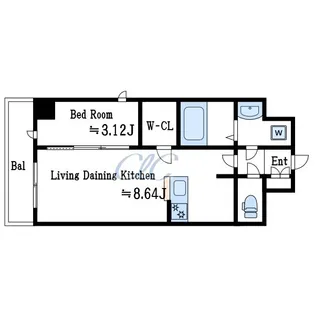 Gaia Silva【4階】の間取り