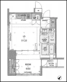 レヴィーガときわ台crob【8階】の間取り