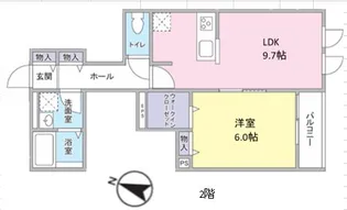 YSジュピター【2階】の間取り
