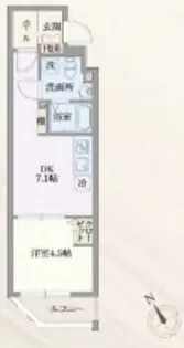 GRAN PASEO門前仲町【3階】の間取り