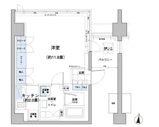 ガーデニエール砧レジデンス【7階】の間取り