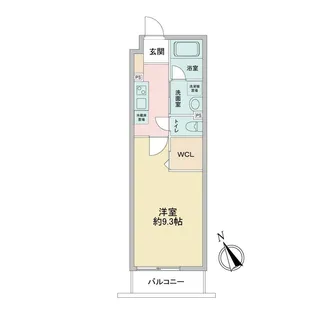レオ四拾八番館【4階】の間取り