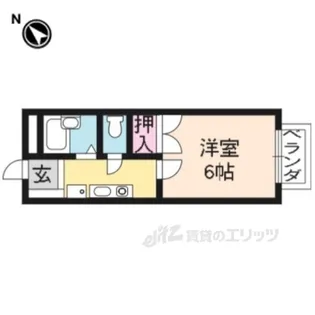 アーバニア西草津A棟【2階】の間取り