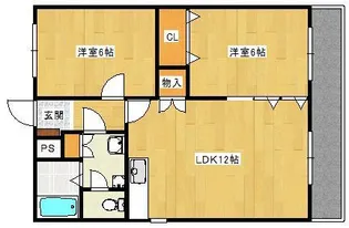 ロイヤルはまなす【2階】の間取り