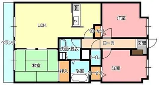 フォレックス秋根【4階】の間取り