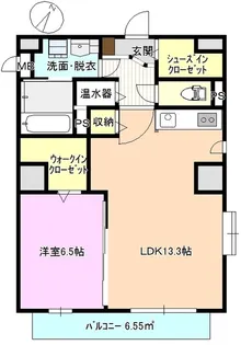 ジオグランドドエル【8階】の間取り
