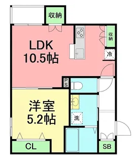 Belle Clochette【1階】の間取り