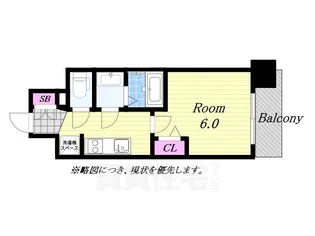 プレリス阿波座Bloom【2階】の間取り