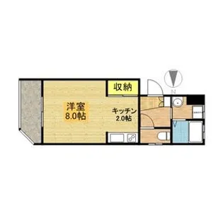 マンションリバエイト【3階】の間取り