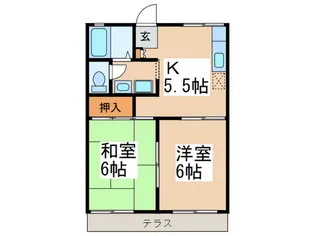 パストラルK【1階】の間取り