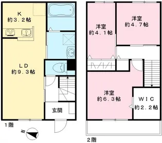 クロシェットの間取り