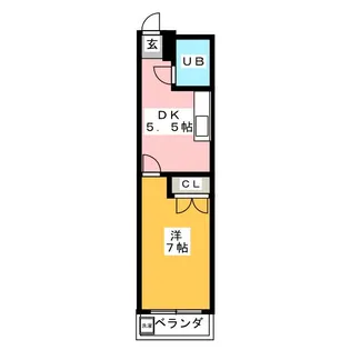 センチュリー小口【2階】の間取り