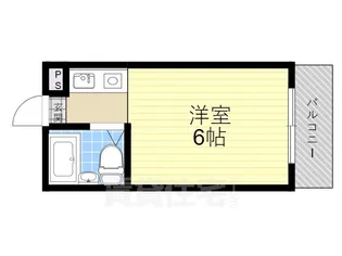 池田マンション【5階】の間取り