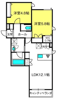 Nシャルマン【2階】の間取り