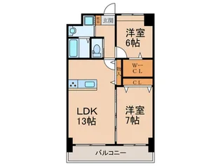 シュライン恵比寿タワーレジデンス【14階】の間取り