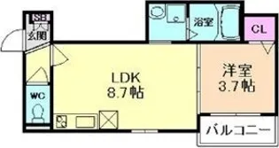 GRAND SQUARE【3階】の間取り