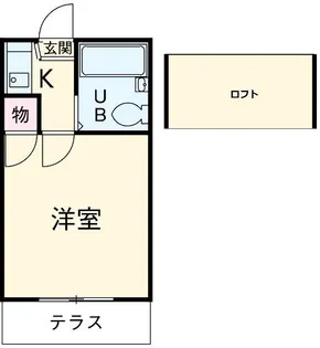 パレス柴田【2階】の間取り
