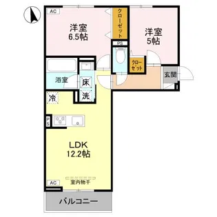 charme【1階】の間取り