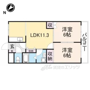 コーポ昴【2階】の間取り
