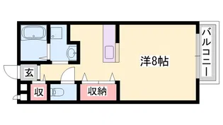 プレミールエビス【2階】の間取り