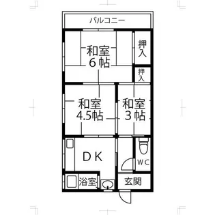 土山マンション【2階】の間取り