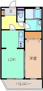 リバージュ・ワタラセ【1階】の間取り