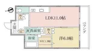 (シニア限定)ヘーベルヴィレッジ高円寺北~ルティルオプス高円寺~【3階】の間取り