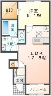 トレ・パーチェ西連寺【1階】の間取り