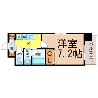 ブルームライフ新栄【9階】の間取り