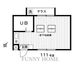 アーバンリゾート経堂パート1【1階】の間取り
