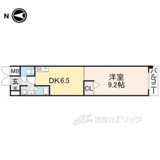 サンシャイン谷野【4階】の間取り